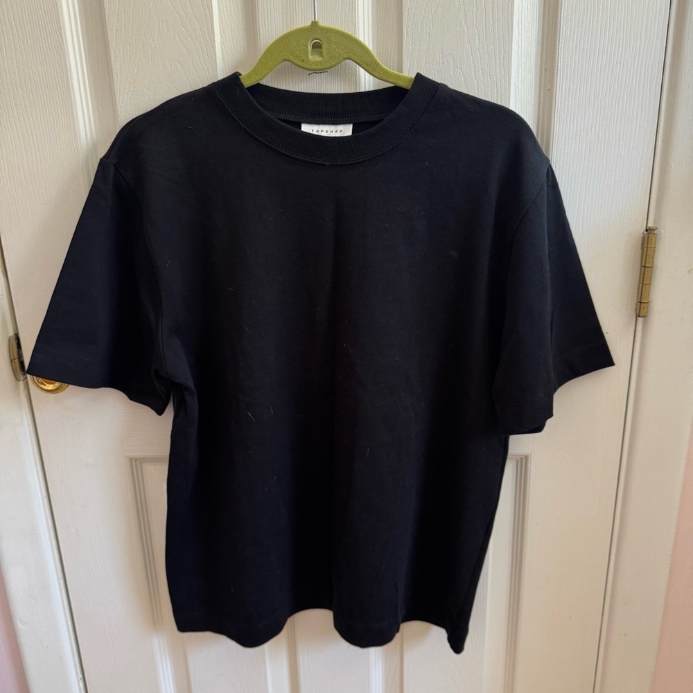 Top shop oversized basic black  T-Shirt